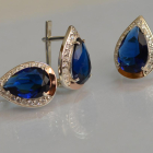 Срібний гарнітур з золотом