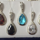 Серебряная подвеска с золотыми пластинами