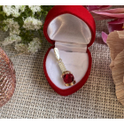 Срібна підвіска з пластинами золота