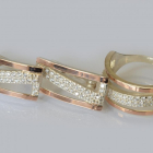 Набір із срібла 925 проби і золота 375 проби