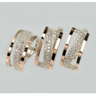 Набір із срібла 925 проби і золота 375 проби