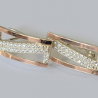 Сережки срібні 925 прогби і золота 375 проби