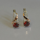 Кульчики із срібла та золота