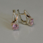 Кульчики із срібла та золота