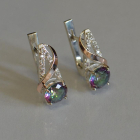 Кульчики із срібла та золота