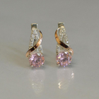 Кульчики із срібла та золота