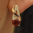 Кульчики із срібла та золота