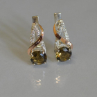 Кульчики із срібла та золота