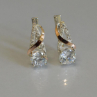 Кульчики із срібла та золота