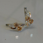 Сережки срібні 925 проби і золота 375 проби