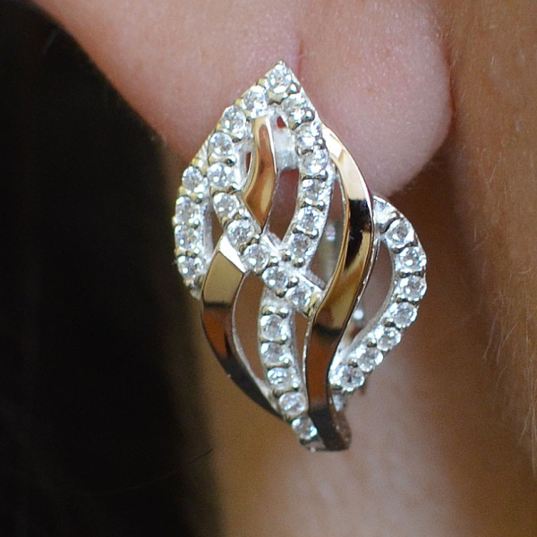 Серьги из серебра