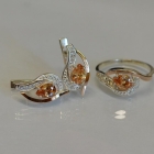 Гарнітур із срібла