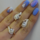 Гарнітур із срібла