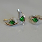 Гарнітур із срібла