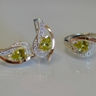 Гарнітур із срібла