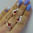 Гарнітур із срібла