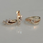 Гарнитур из серебра с золотом