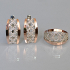 Набір срібло з золотом