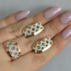 Набір срібло з золотом