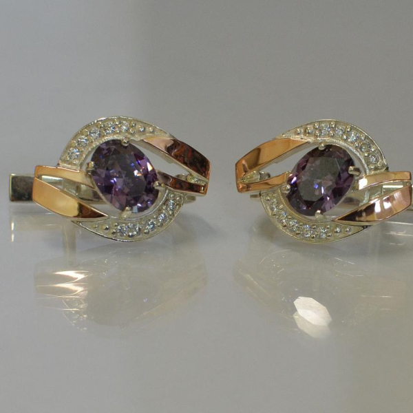 Срібні сережки