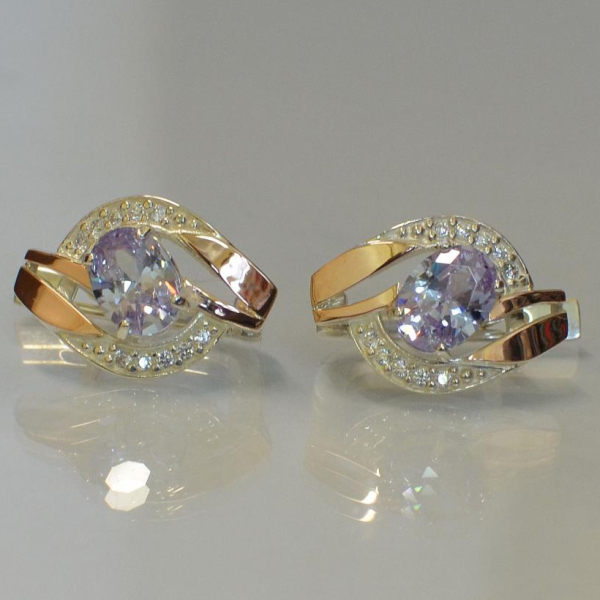 Срібні сережки