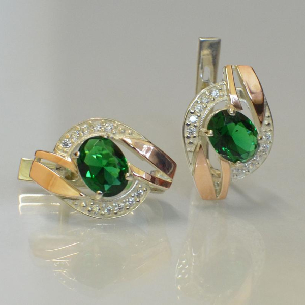 Срібні сережки