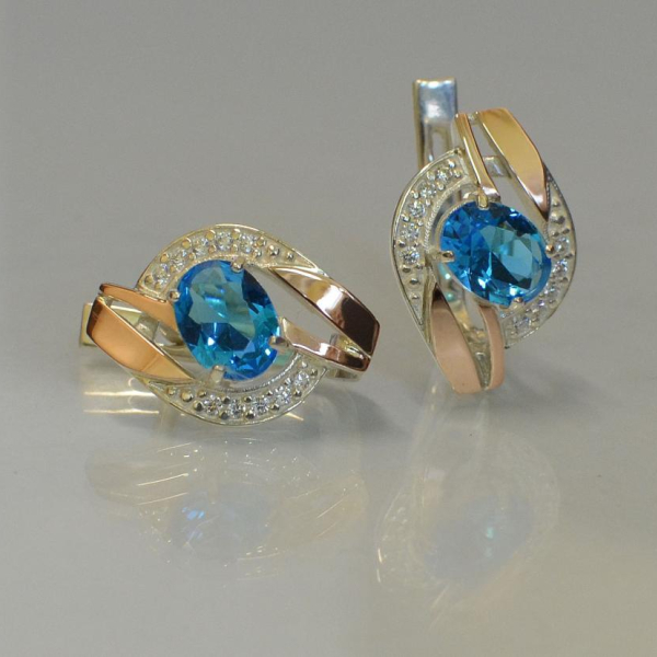 Срібні сережки