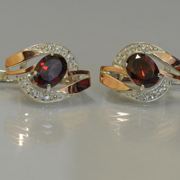 Срібні сережки