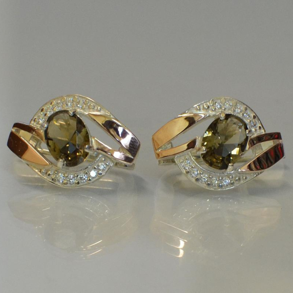 Срібні сережки