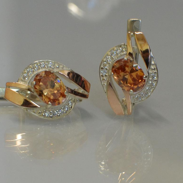 Срібні сережки