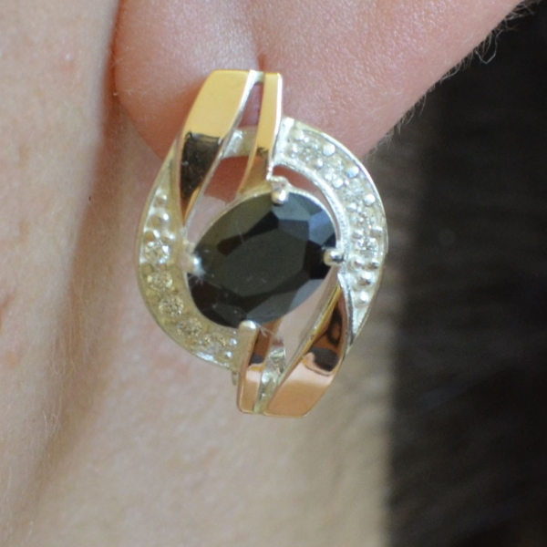 Срібні сережки