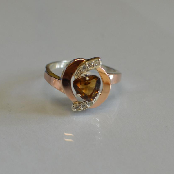 Срібна каьлучка з накладками золота