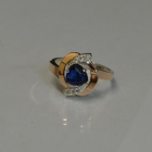 Срібна каьлучка з накладками золота