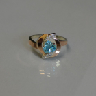 Срібна каьлучка з накладками золота