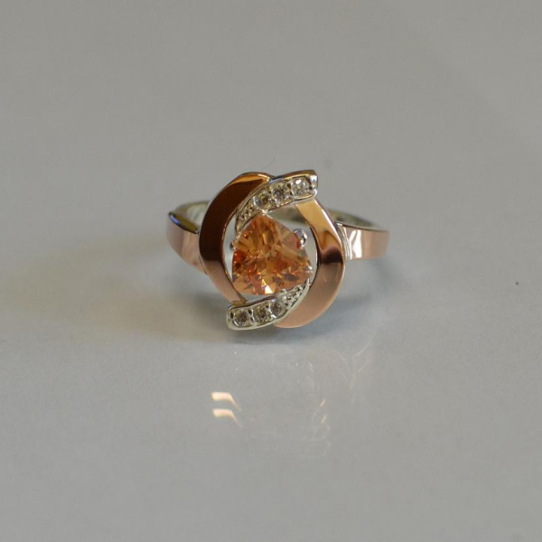 Срібна каьлучка з накладками золота