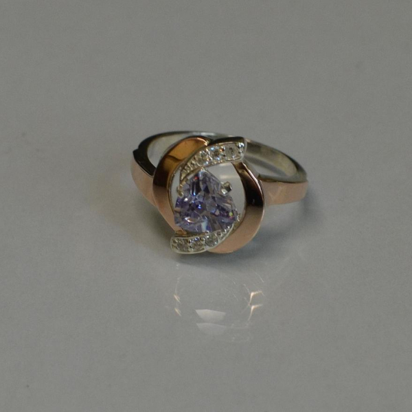 Срібна каьлучка з накладками золота