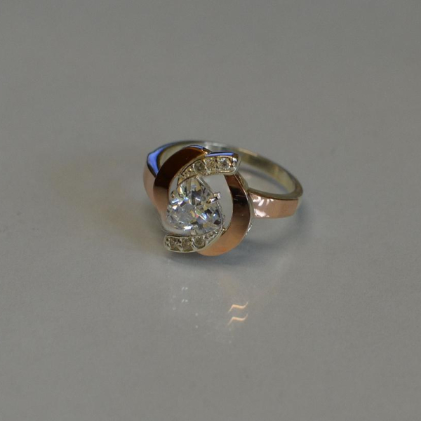 Срібна каьлучка з накладками золота