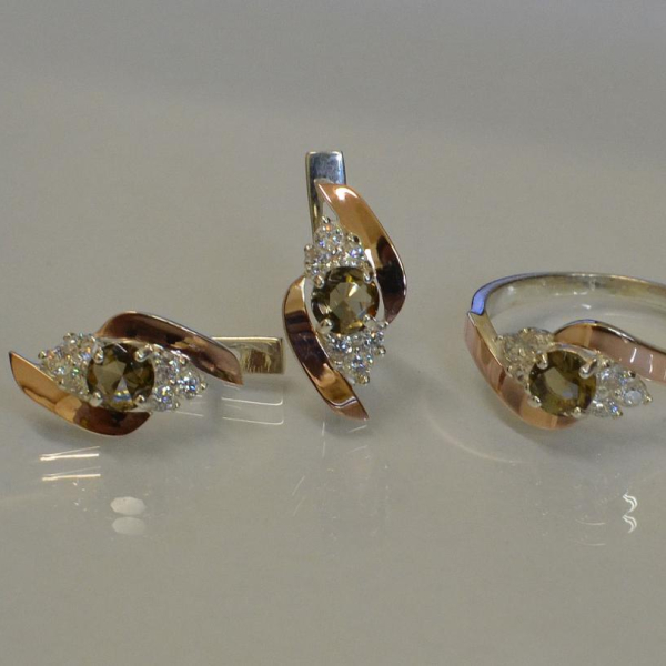 Набір срібний