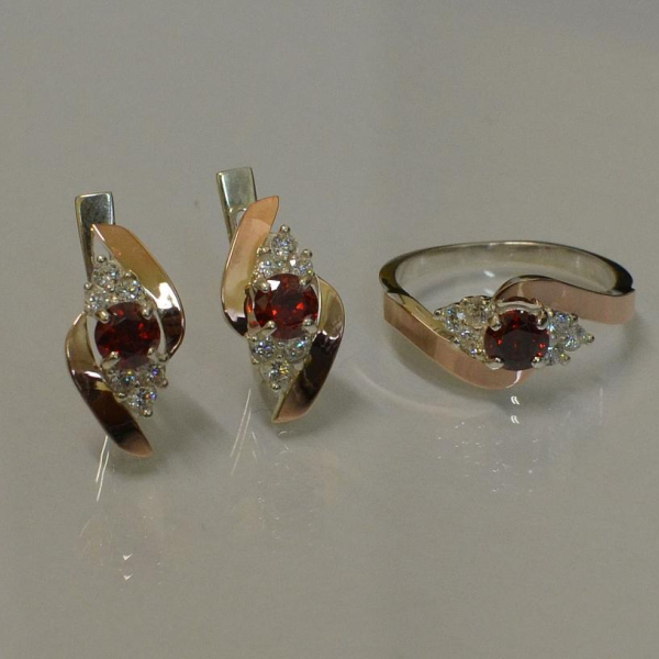 Набір срібний