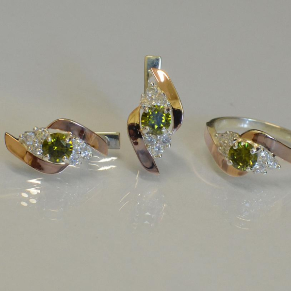 Набір срібний