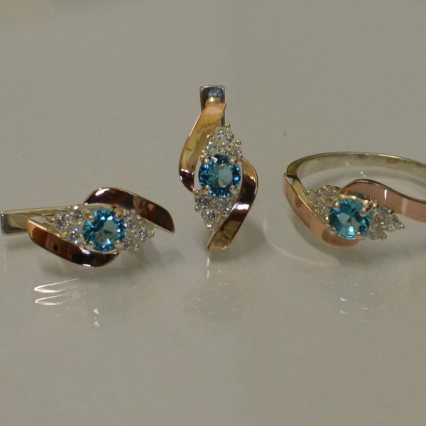 Набір срібний