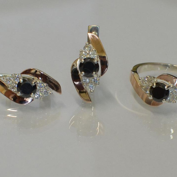 Набір срібний