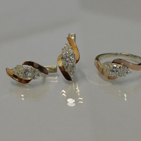 Набір срібний