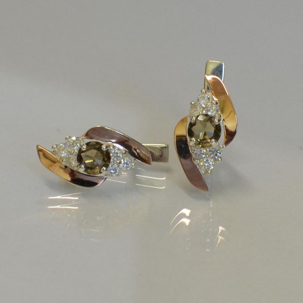 Сережки срібні