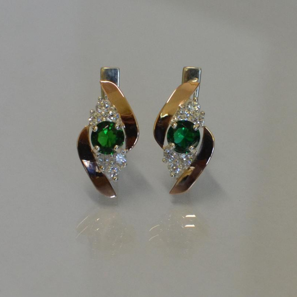 Сережки срібні