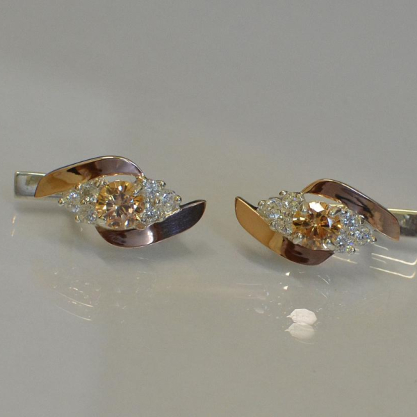 Сережки срібні