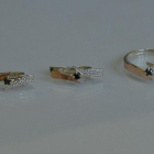 Срібний набір з накладками золота