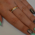 Каблучка із срібла та золота