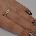 Каблучка із срібла та золота