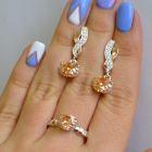 Набір срібний серце в руках